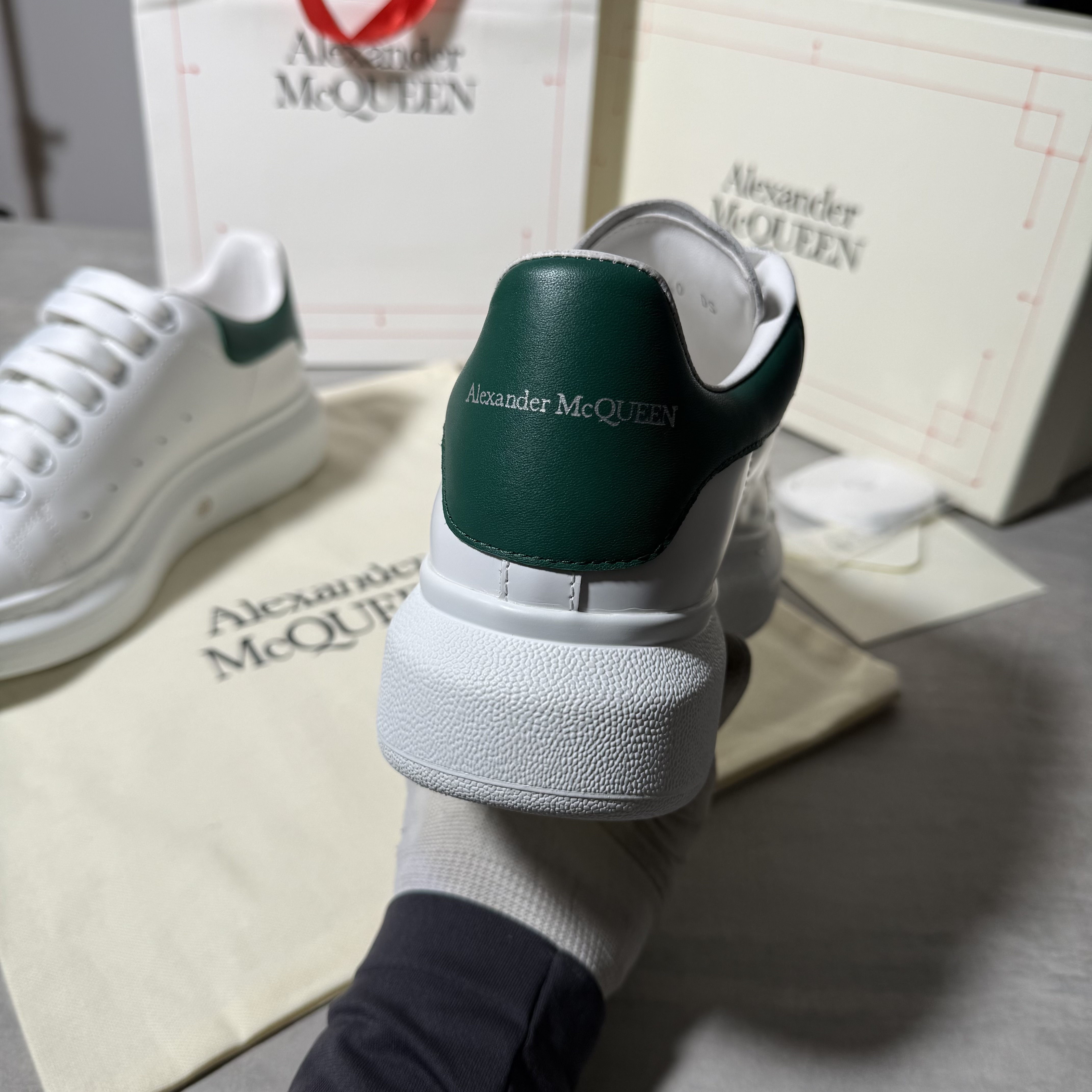 Imagen 2 de Alexander Macqueen Green/White