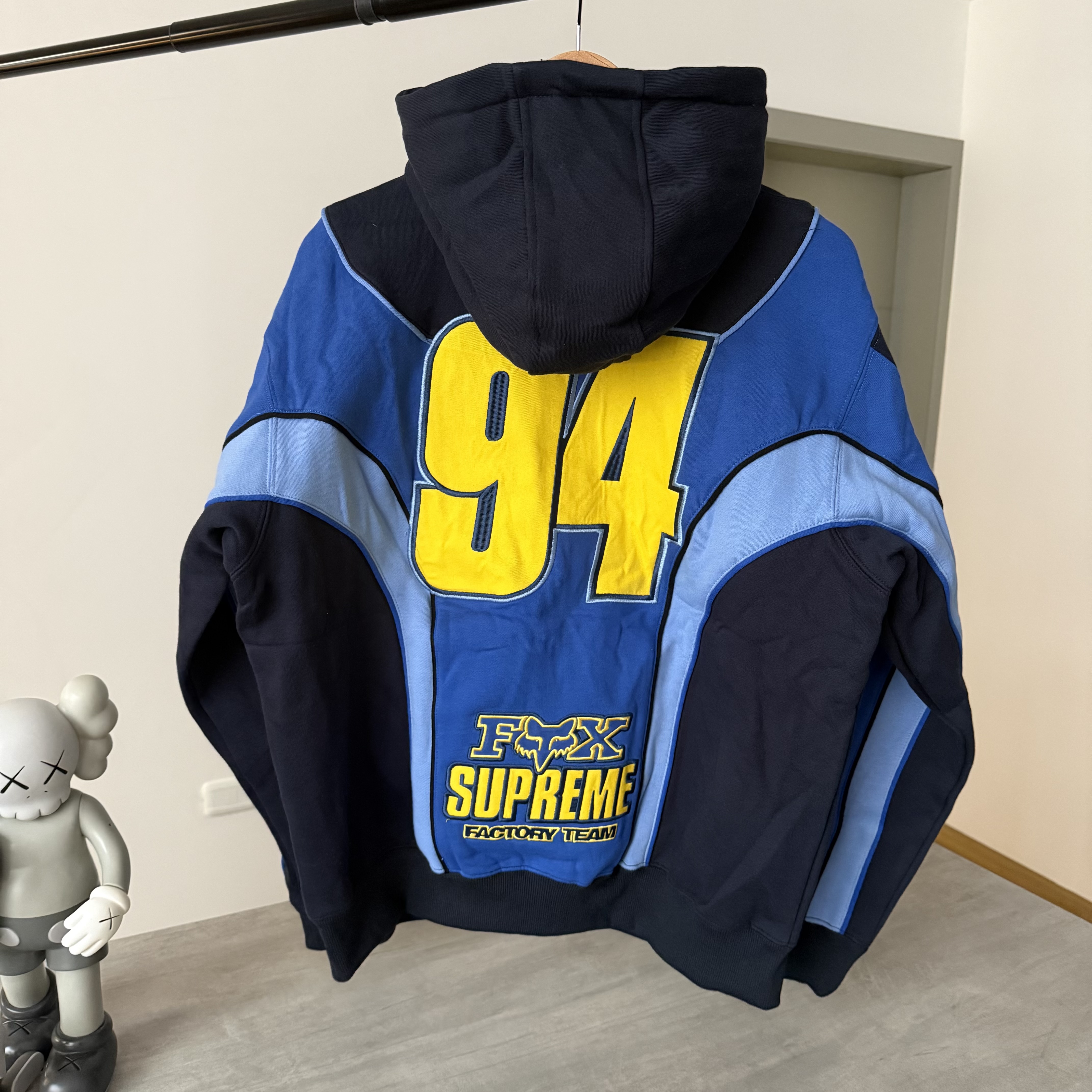 Imagen 3 de Supreme Fox Racing Zip Up Hooded Blue