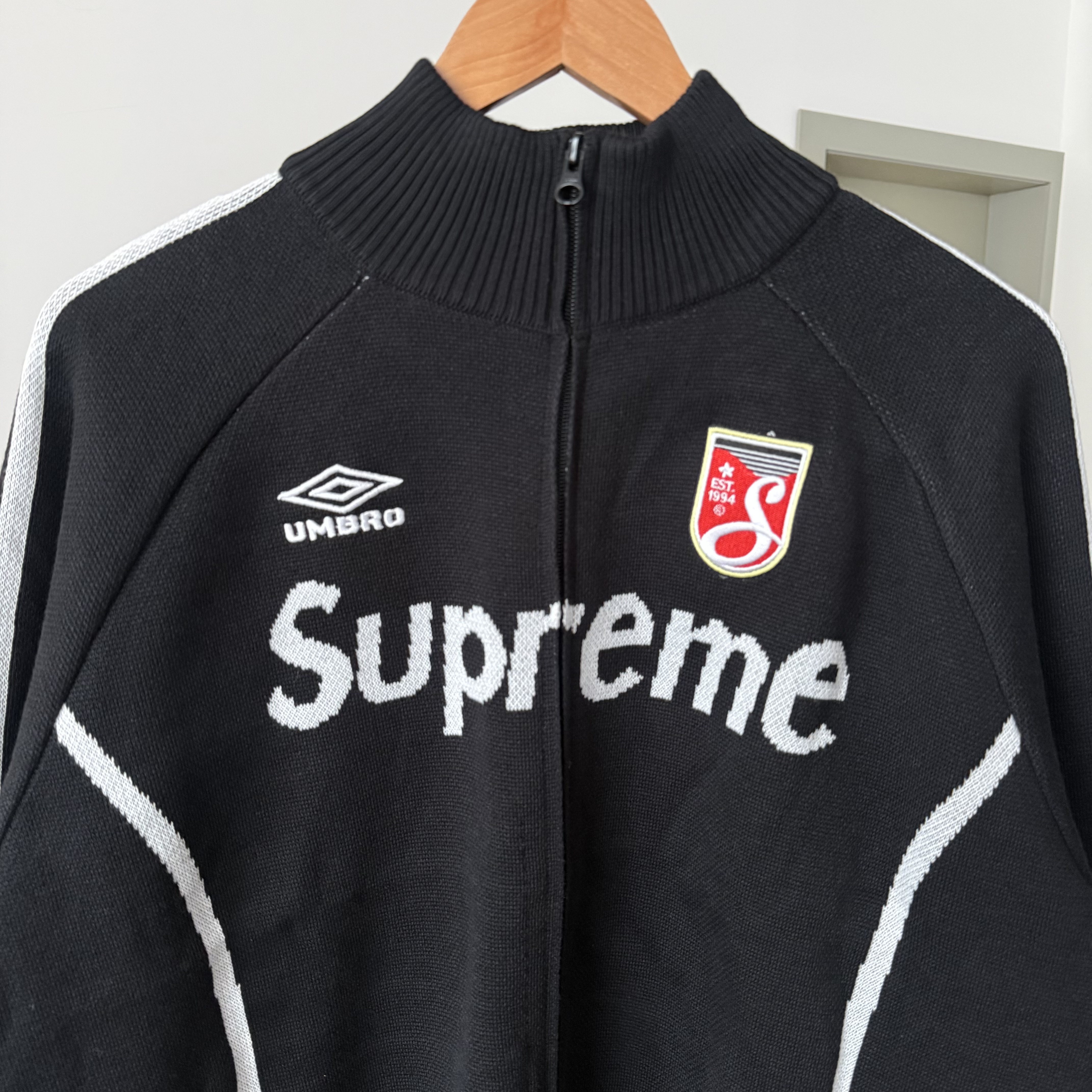 Imagen 5 de Supreme Umbro Zip Up Sweater Black