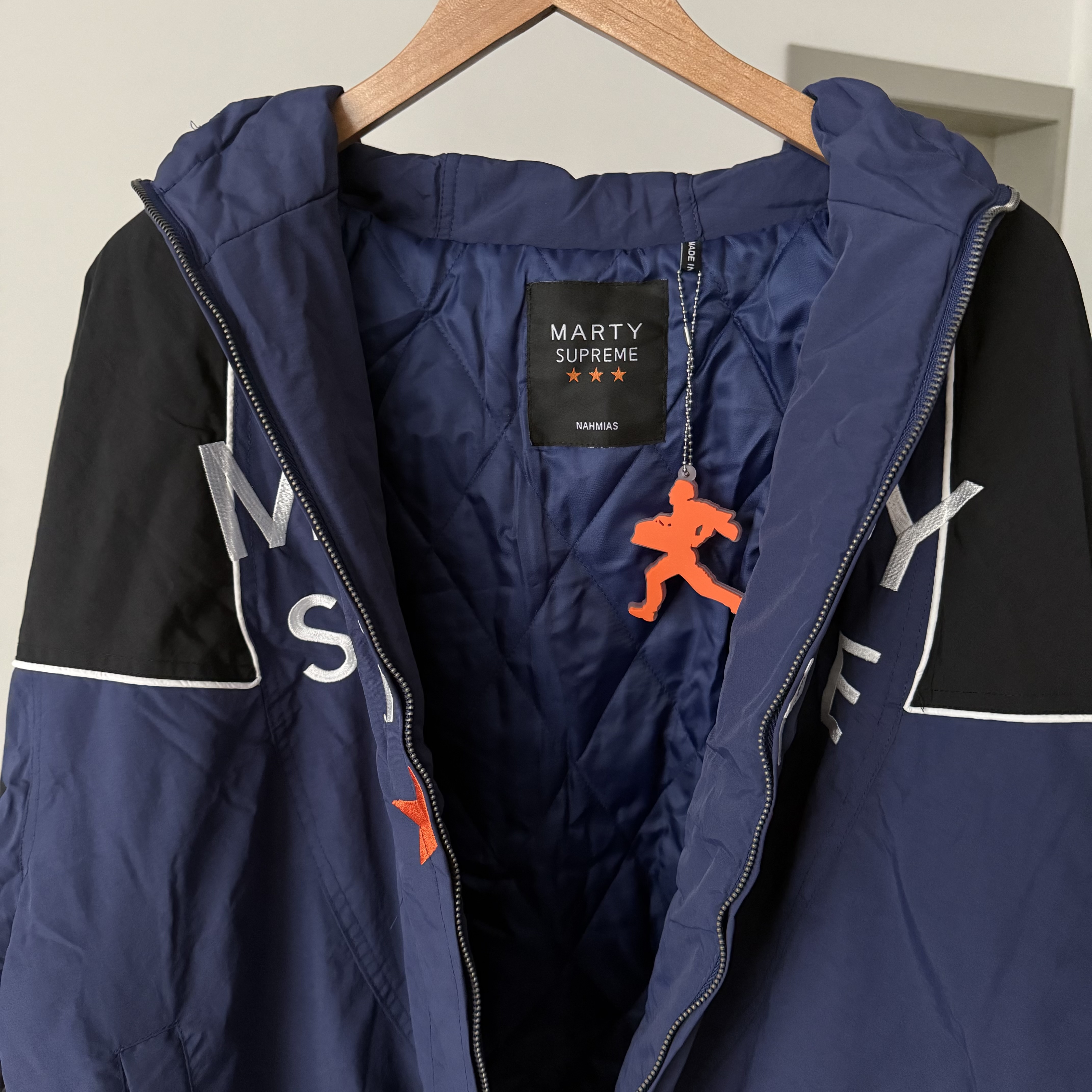 Imagen 3 de Nahmias x Marty Supreme Classic Warm Up Jacket Navy